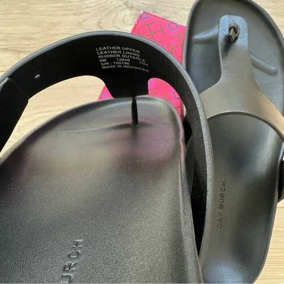 ☀️NEW☀️ Tory Burch Mellow Sandals Black 8